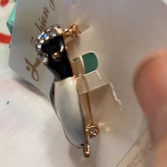 NWT Vintage Cute Penguin Broach Mint - Picture 4 of 6
